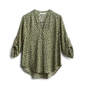 Lush Warren Split Neck Blouse - NWT (stitch Fix)
